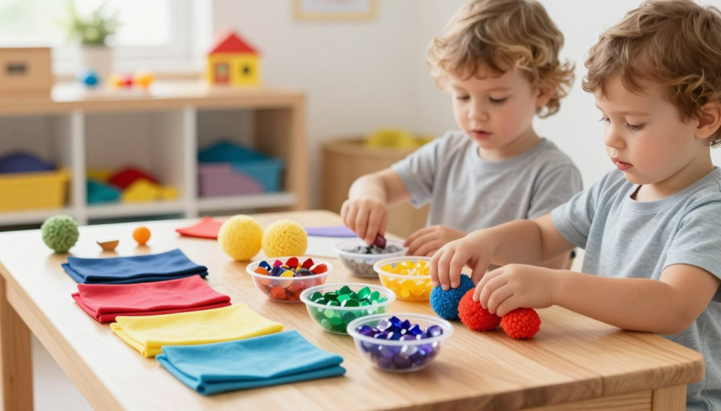 Sensory Color Sorting Activities