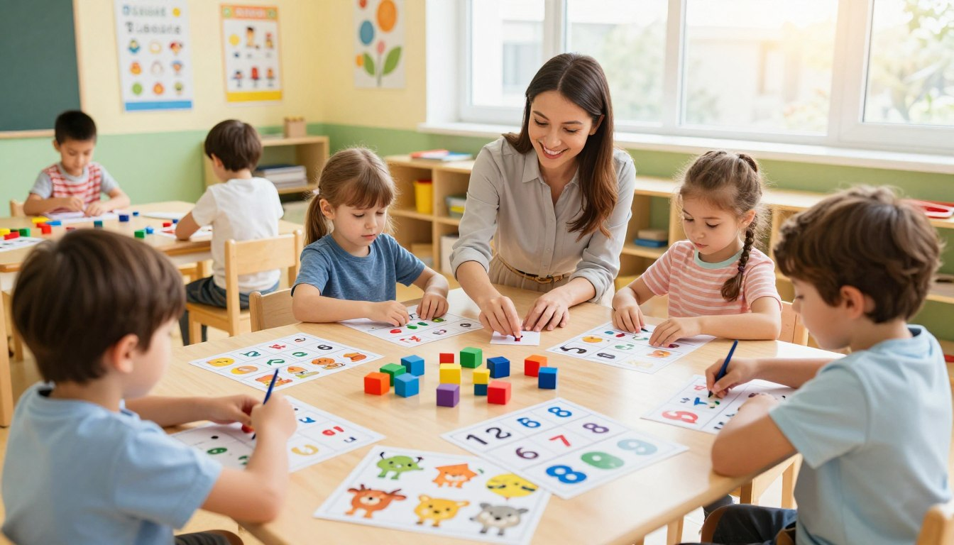 Number bonds for kindergarten