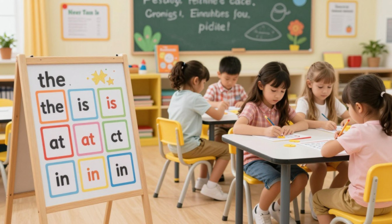 Sight words for kindergarten